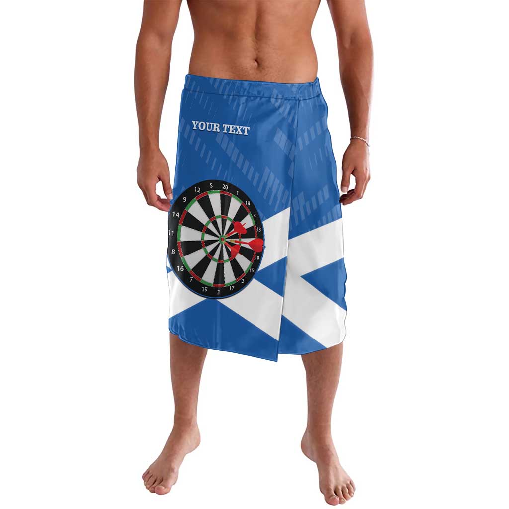 Personalised Scotland Darts Lavalava Scottish Thistle - Flag Style - Wonder Print Shop