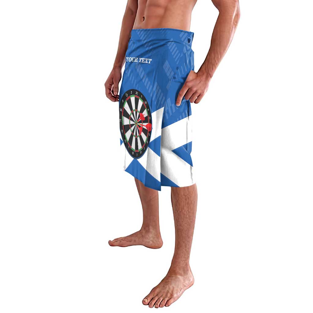 Personalised Scotland Darts Lavalava Scottish Thistle - Flag Style - Wonder Print Shop