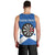 Personalised Scotland Darts Men Tank Top Scottish Thistle - Flag Style - Wonder Print Shop