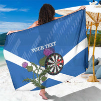 Personalised Scotland Darts Sarong Scottish Thistle - Flag Style - Wonder Print Shop