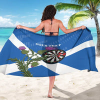 Personalised Scotland Darts Sarong Scottish Thistle - Flag Style - Wonder Print Shop
