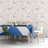 Personalised Scotland Darts Tablecloth Scottish Thistle - Flag Style - Wonder Print Shop