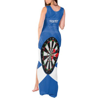 Personalised Scotland Darts Tank Maxi Dress Scottish Thistle - Flag Style - Wonder Print Shop