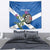Personalised Scotland Darts Tapestry Scottish Thistle - Flag Style - Wonder Print Shop