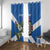 Personalised Scotland Darts Window Curtain Scottish Thistle - Flag Style - Wonder Print Shop