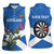 Personalised Scotland Darts Women Sleeveless Polo Shirt Scottish Thistle - Flag Style - Wonder Print Shop