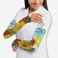 Wales Saint David's Day Arm Sleeves Dydd Gwyl Dewi Hapus Dragon Daffodil - Wonder Print Shop
