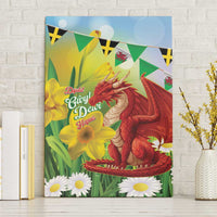 Wales Saint David's Day Canvas Wall Art Dydd Gwyl Dewi Hapus Dragon Daffodil - Wonder Print Shop