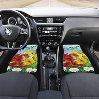 Wales Saint David's Day Car Mats Dydd Gwyl Dewi Hapus Dragon Daffodil - Wonder Print Shop