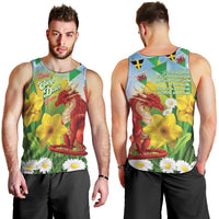 Wales Saint David's Day Men Tank Top Dydd Gwyl Dewi Hapus Dragon Daffodil - Wonder Print Shop
