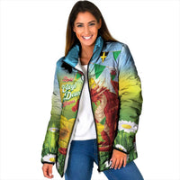 Wales Saint David's Day Padded Jacket Dydd Gwyl Dewi Hapus Dragon Daffodil - Wonder Print Shop