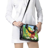 Wales Saint David's Day Shoulder Handbag Dydd Gwyl Dewi Hapus Dragon Daffodil - Wonder Print Shop