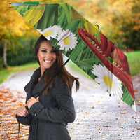Wales Saint David's Day Umbrella Dydd Gwyl Dewi Hapus Dragon Daffodil - Wonder Print Shop