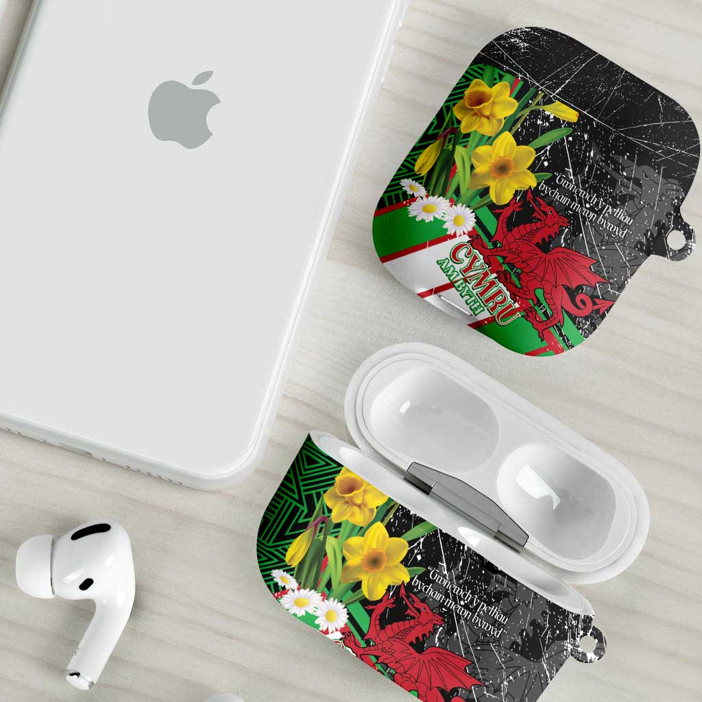 Wales Saint David's Day AirPods Case Cymru Am Byth Welsh Dragon - Wonder Print Shop