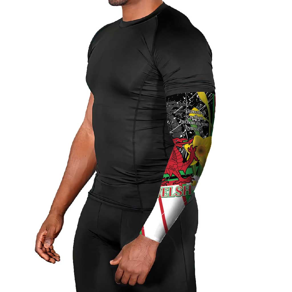 Wales Saint David's Day Arm Sleeves Cymru Am Byth Welsh Dragon - Wonder Print Shop