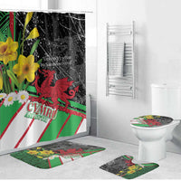 Wales Saint David's Day Bathroom Set Cymru Am Byth Welsh Dragon - Wonder Print Shop