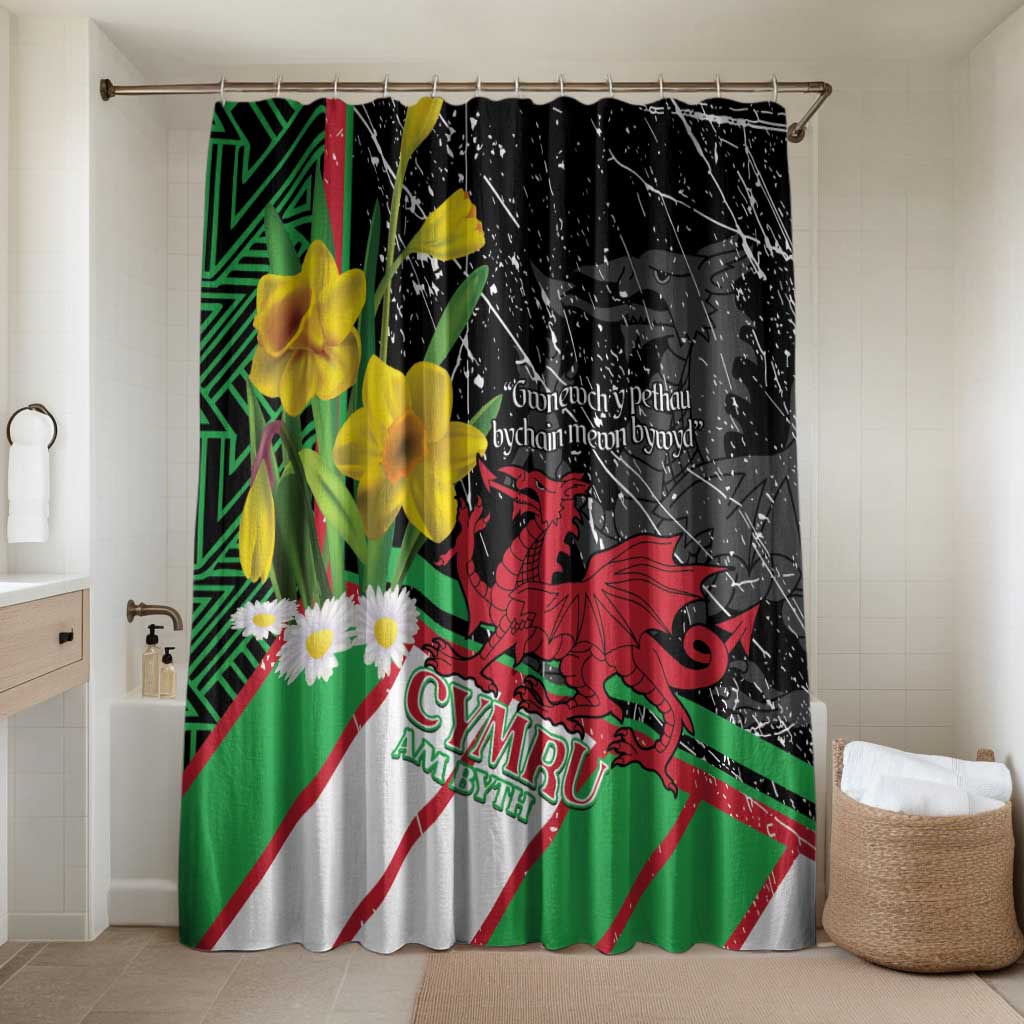 Wales Saint David's Day Bathroom Set Cymru Am Byth Welsh Dragon - Wonder Print Shop