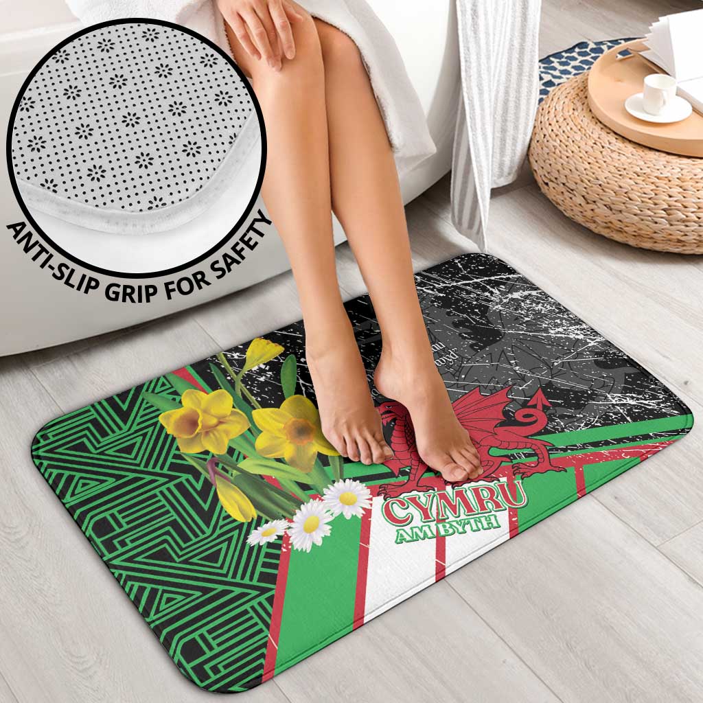 Wales Saint David's Day Bathroom Set Cymru Am Byth Welsh Dragon - Wonder Print Shop