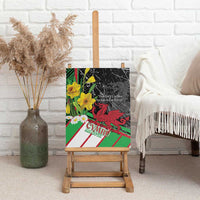 Wales Saint David's Day Canvas Wall Art Cymru Am Byth Welsh Dragon - Wonder Print Shop
