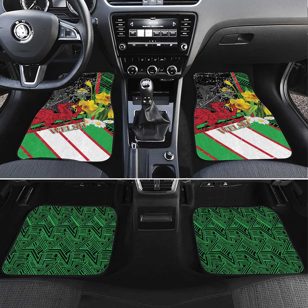 Wales Saint David's Day Car Mats Cymru Am Byth Welsh Dragon - Wonder Print Shop