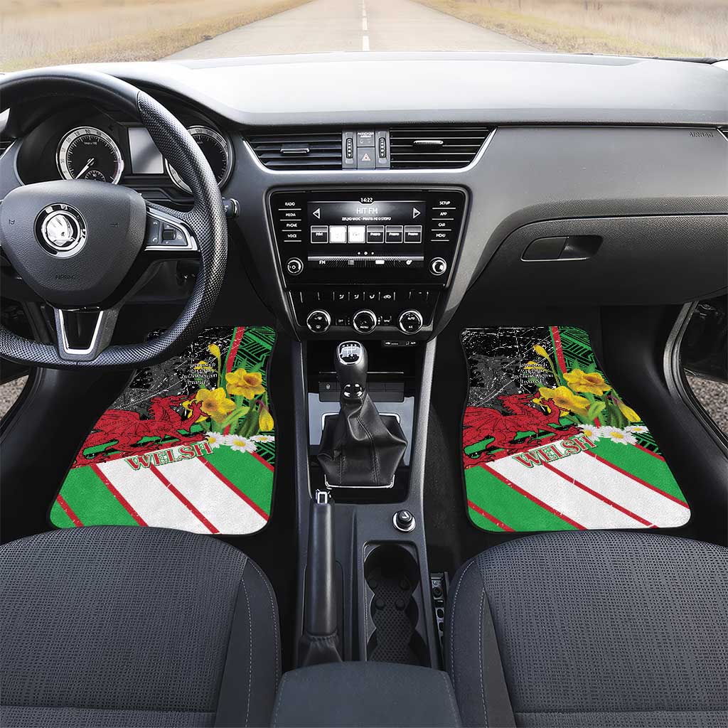 Wales Saint David's Day Car Mats Cymru Am Byth Welsh Dragon - Wonder Print Shop