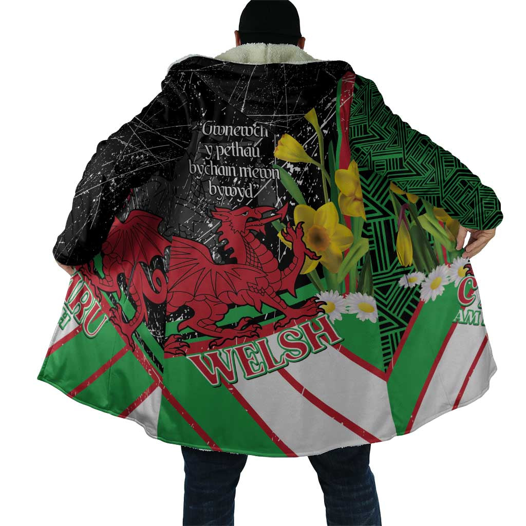Wales Saint David's Day Cloak Cymru Am Byth Welsh Dragon - Wonder Print Shop