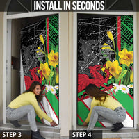 Wales Saint David's Day Door Cover Cymru Am Byth Welsh Dragon - Wonder Print Shop
