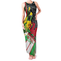 Wales Saint David's Day Family Matching Tank Maxi Dress and Hawaiian Shirt Cymru Am Byth Welsh Dragon - Wonder Print Shop
