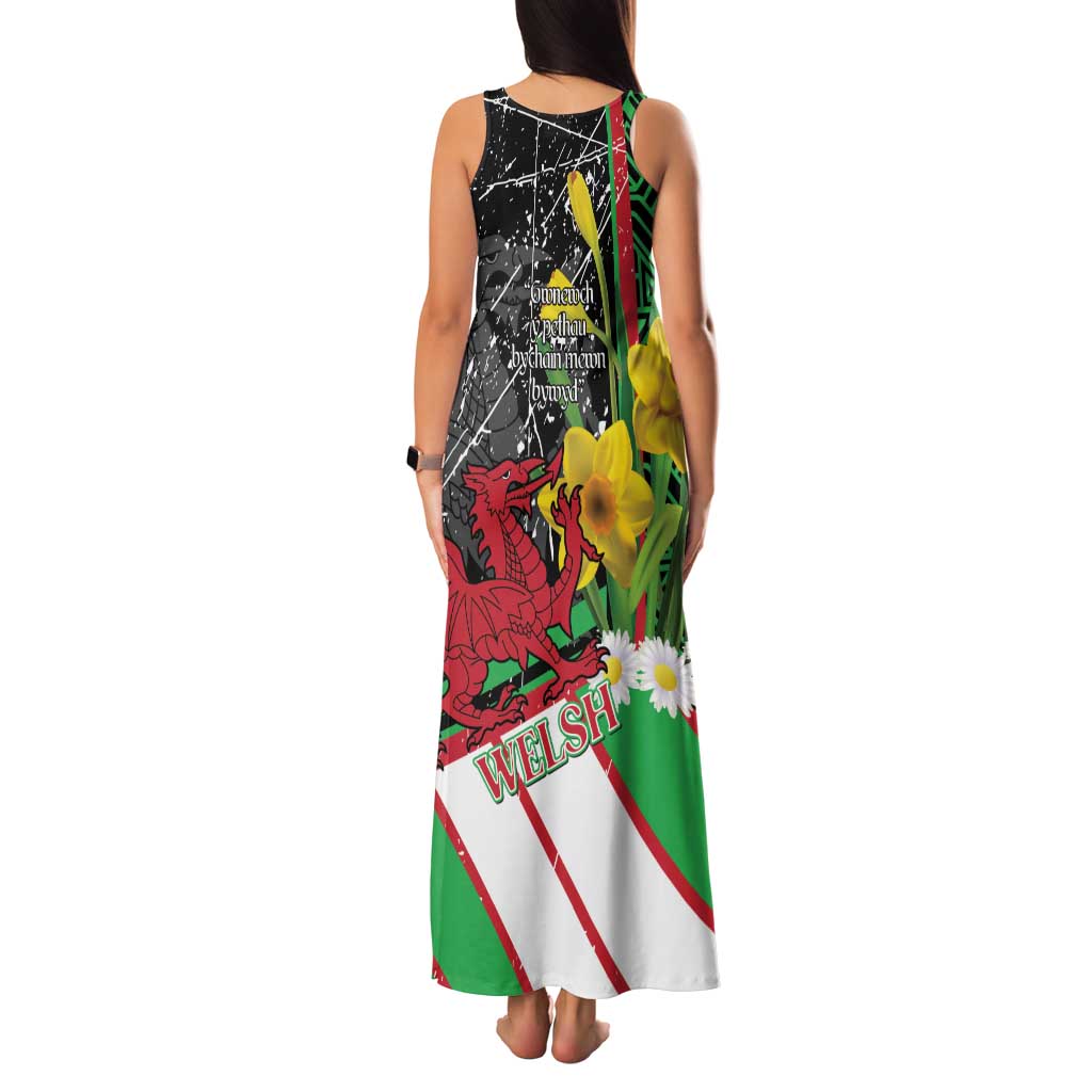 Wales Saint David's Day Family Matching Tank Maxi Dress and Hawaiian Shirt Cymru Am Byth Welsh Dragon - Wonder Print Shop