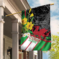 Wales Saint David's Day Garden Flag Cymru Am Byth Welsh Dragon - Wonder Print Shop