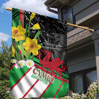 Wales Saint David's Day Garden Flag Cymru Am Byth Welsh Dragon - Wonder Print Shop