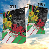 Wales Saint David's Day Garden Flag Cymru Am Byth Welsh Dragon - Wonder Print Shop
