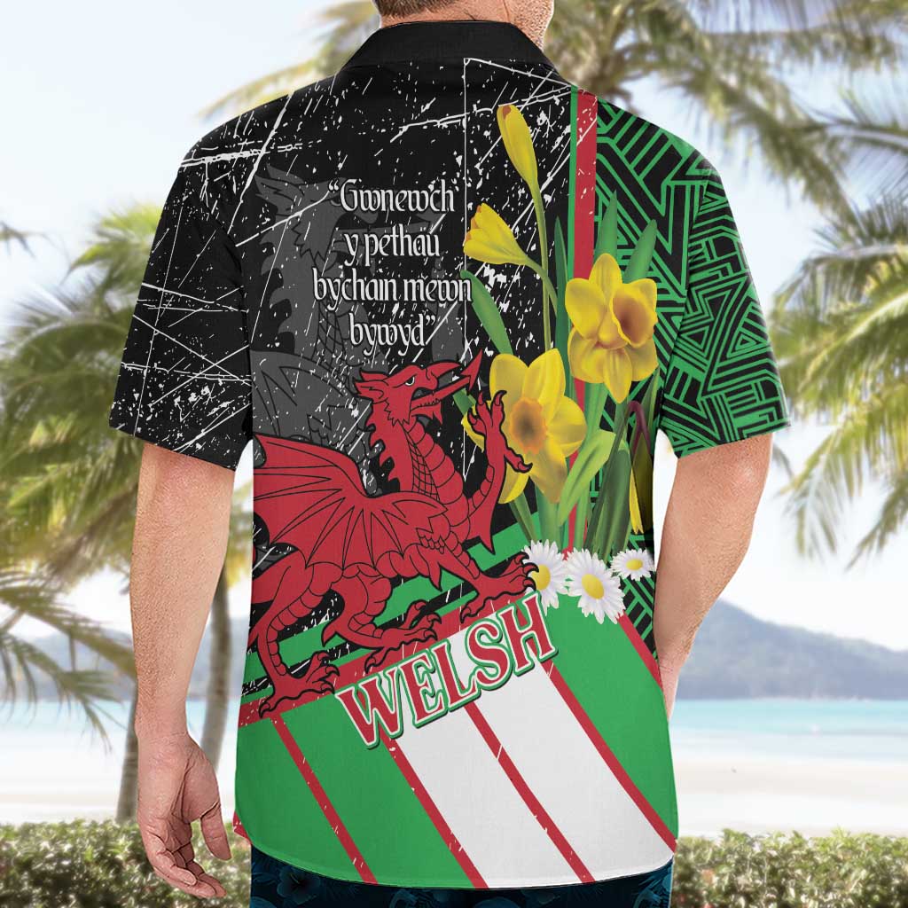 Wales Saint David's Day Hawaiian Shirt Cymru Am Byth Welsh Dragon - Wonder Print Shop