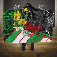 Wales Saint David's Day Hooded Blanket Cymru Am Byth Welsh Dragon - Wonder Print Shop