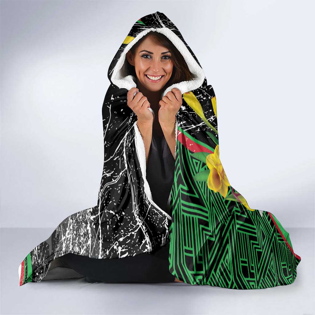 Wales Saint David's Day Hooded Blanket Cymru Am Byth Welsh Dragon - Wonder Print Shop
