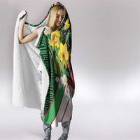Wales Saint David's Day Hooded Blanket Cymru Am Byth Welsh Dragon - Wonder Print Shop
