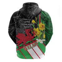 Wales Saint David's Day Hoodie Cymru Am Byth Welsh Dragon - Wonder Print Shop