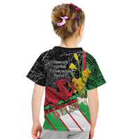 Wales Saint David's Day Kid T Shirt Cymru Am Byth Welsh Dragon - Wonder Print Shop