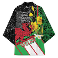 Wales Saint David's Day Kimono Cymru Am Byth Welsh Dragon - Wonder Print Shop