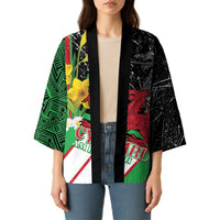 Wales Saint David's Day Kimono Cymru Am Byth Welsh Dragon - Wonder Print Shop