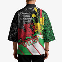 Wales Saint David's Day Kimono Cymru Am Byth Welsh Dragon - Wonder Print Shop