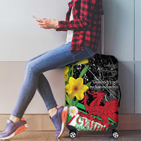 Wales Saint David's Day Luggage Cover Cymru Am Byth Welsh Dragon - Wonder Print Shop