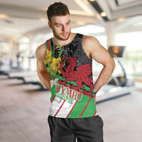 Wales Saint David's Day Men Tank Top Cymru Am Byth Welsh Dragon - Wonder Print Shop