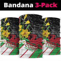 Wales Saint David's Day Neck Gaiter Cymru Am Byth Welsh Dragon - Wonder Print Shop