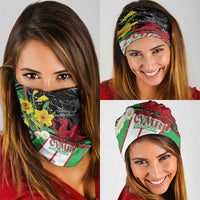 Wales Saint David's Day Neck Gaiter Cymru Am Byth Welsh Dragon - Wonder Print Shop