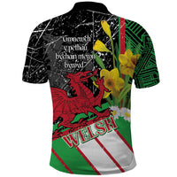 Wales Saint David's Day Polo Shirt Cymru Am Byth Welsh Dragon - Wonder Print Shop