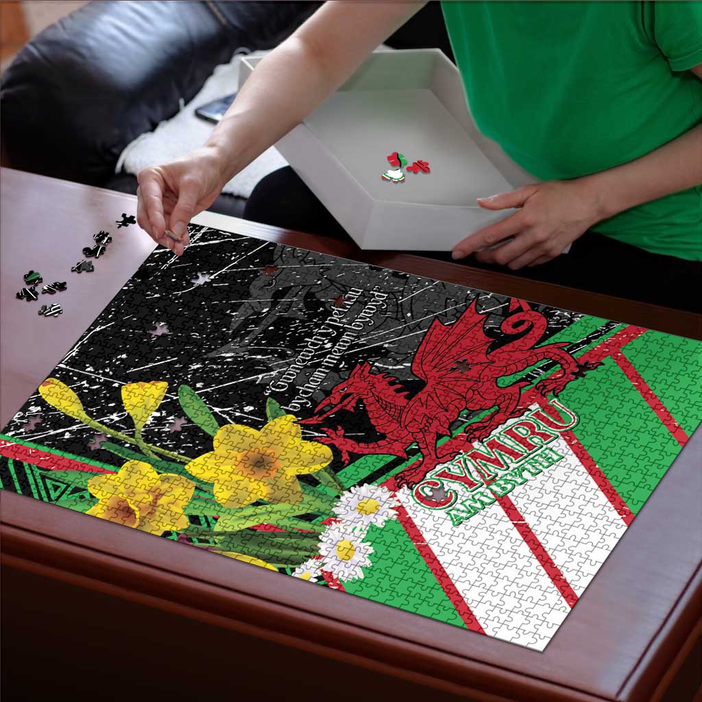 Wales Saint David's Day Puzzle Cymru Am Byth Welsh Dragon - Wonder Print Shop