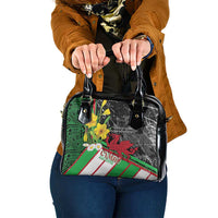 Wales Saint David's Day Shoulder Handbag Cymru Am Byth Welsh Dragon - Wonder Print Shop