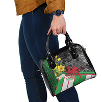 Wales Saint David's Day Shoulder Handbag Cymru Am Byth Welsh Dragon - Wonder Print Shop
