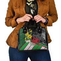Wales Saint David's Day Shoulder Handbag Cymru Am Byth Welsh Dragon - Wonder Print Shop